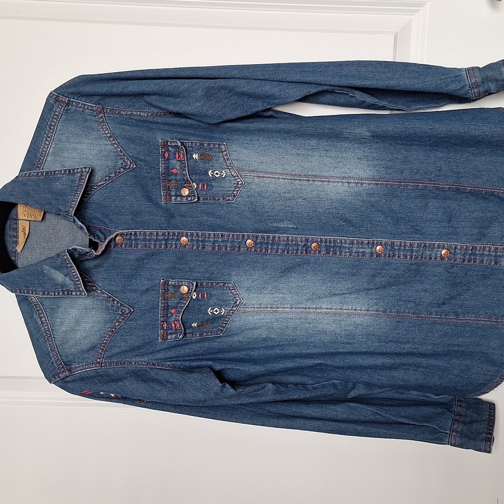Vintage Wranglers jean shirt [M]